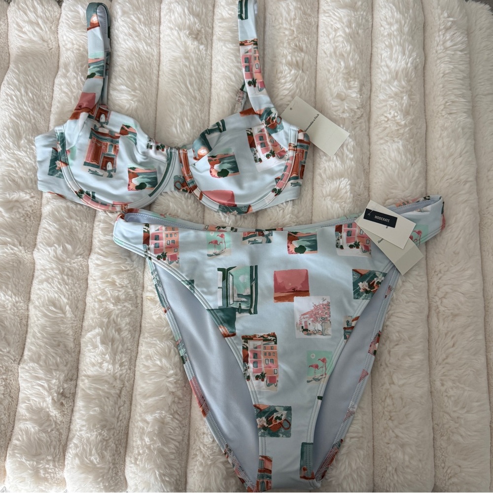 Abercrombie & Fitch Multicolor Bikini Set